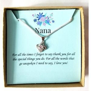 Nana Grandma Grandmother Poem Necklace